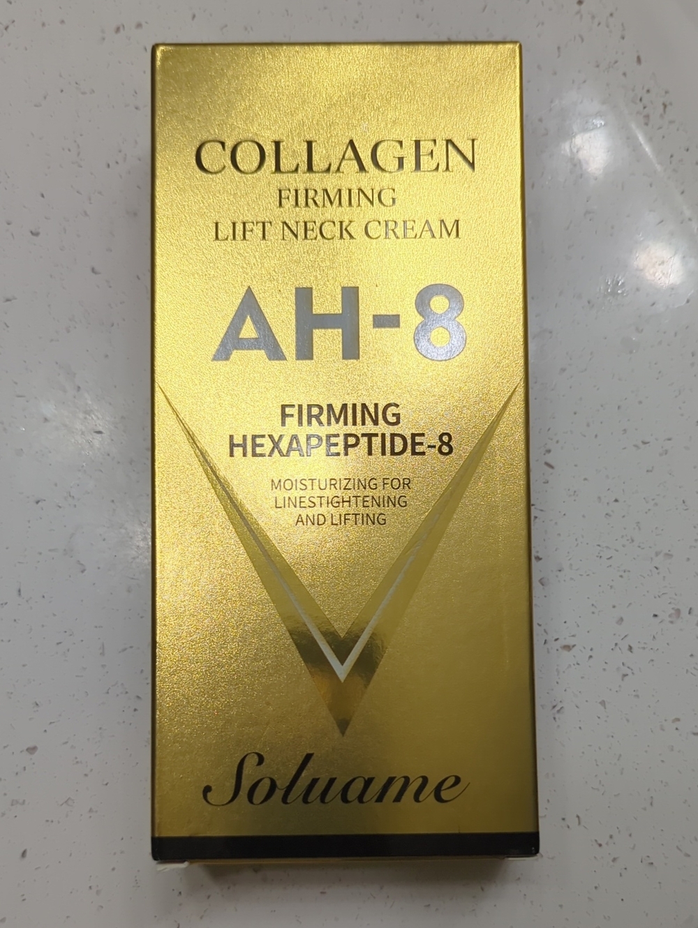 AH-8 Collagen Firming Lift Neck Cream - Gold
